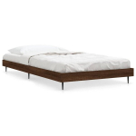 vidaXL voodiraam, pruun tamm, 90x190 cm, tehispuit