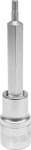 Kuuskant 4mm 1/2" padrun 100mm pikk max 16Nm 04390 h