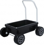 T&otilde;ukek&auml;ru Plasto, must, 48 cm