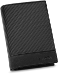 Meeste nahast rahakott Carbon RFID Secure