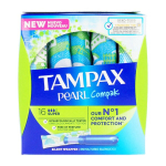 Tamponid - TAMPAX - Pearl Super - H&uuml;poteetiliselt allergiavabad - 18 &uuml;hikut - Keskmine vool
