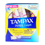 Tamponid - TAMPAX - Pearl Regular - 18 &uuml;hikut - H&uuml;poallergiline - Keskmine vool - Kott