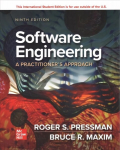 Software Engineering: A Practitioner's Approach, 9th edition