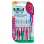 Hambavaheharjad 6 tk. GUM&reg; (1612) Travler 1,4 mm