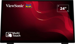 Monitor Ekran 23.8'' ViewSonic TD2465 Musta 16:9 FHD Kapasitiivne puutetundlik 10 punkti VGA, HDMI, DisplayPort, USB ja k&otilde;larid