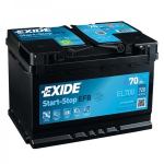 Aku EXIDE EL700 70 Ah 720 A EFB