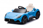 &Uuml;hekohaline elektriauto lastele piloot MP3 LED Maserati GT Cabrio Sun Baby, sinine