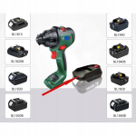 Asendusosa akupesa Makita Bosch jaoks &ndash; Vastupidav korpus, Kiire paigaldus, Pinge 18V