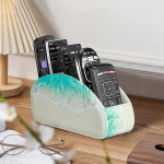 Telekapuldi Hoidja, Viie Sektsiooniga Nahast Lauaorganisaator.