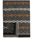 Soe stiilne geomeetrilise karu mustriga pehme sile sall 180x65 cm