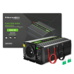 Qoltec Monolith pinge muundur | 300W | 600W | 12V kuni 230V | Pure Sine