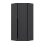 Riidekapp Asir Kale Plus 1 Anthracite 210, hall