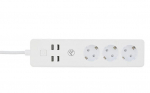 Tellur pikendusjuhe WiFi Power Strip, 1,8 m, valge