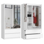 Kapp Nore S90 peegliga, valge