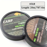 20m Karpkala P&uuml;&uuml;giliin, Punutud S&uuml;damik Karpijuht, Pealiin, Karp P&uuml;&uuml;girakendus., Camo Green