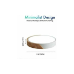&tilde;24W 6000K LED-laevalgusti, 2400LM, 30cm, kaasaegne