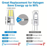 10tk G4 LED Pirnid Energiat&otilde;husad V&auml;ikesed Pirnid Valgustitele, &Scaron;alta Balta