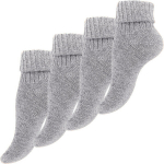 Naiste villased sokid NEEDIVYOU, hallid, 4 paari