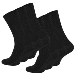 100% Puuvillased sokid Clark Crown&reg;, must (6 paari)