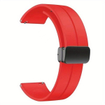 20mm 22mm Kiirkinnitusega Silikoon &Otilde;huke Nutikellarihm Samsungile Amazfit 4 5 GTS 2 Bip Lite., Raudona