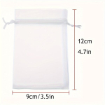 Kotid organza, 12 tk, Juoda