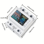 K&ouml;&ouml;gikaal 1tk 8IN1 DIN-siin AC Monitor AC170-300V 220V 63A Pinge vool v&otilde;imsus tegur aktiivne KWH Elektrienergia sagedusm&otilde;&otilde;tja VOLT AMP, 1vnt KWS-302L Be WIFI
