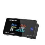 K&ouml;&ouml;gikaal 1tk KWS-DC200 Digitaalne Voltmeeter, DC 0-200V Pinge Seitse Funktsiooni Energiatarbimise Meeter LED V&auml;rviekraan Vatimeeter 0-10/50/100A, KWS-DC200-10A