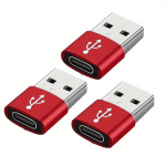 3Pakki USB-C Adapter Apple iPhone Samsung jaoks, 3 vnt juodos spalvos