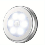6LED-i liikumisanduri valgus, juhtmevabad &ouml;&ouml;lambid, 1 tk