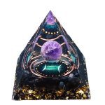 1tk T&auml;htkuju Orgoni P&uuml;ramiid - Amet&uuml;st Sf&auml;&auml;r & Obsidiaan - T&ouml;&ouml;riist - Kvarts Kodu, Dvyniai