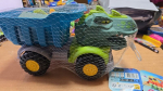 Dino Truck laste liivakasti veoauto koos vormidega 7 SEASONS