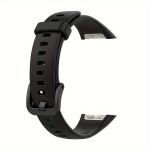 1tk Silikoonist Randmerihm Huawei Band 6/Pro 6 Jaoks, Juoda