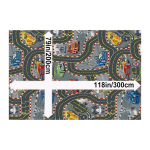 1tk Kunstkasmiir Vaip, L&otilde;bus Multikas Auto Lab&uuml;rindi Muster Matť., 79 * 118 colių / 200 * 300 cm