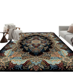 1tk Boho Stiil Retro Vaip, Masinpestav libisemiskindel Vaip., 79 * 118 colių / 200 * 300 cm