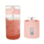 Kaasaskantav Mahlapress Tassi Blender, Kaasaskantav Puuviljasegisti Tassi., Rožinė Spalva