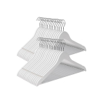 Riidepuud, SONGMICS, komplekt 30 tk, 44,5x1,2x23 cm, valge