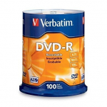 DVD-R VERBATIM 4.7 Go 16x - 100 toega - hall matt spindel