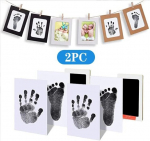 Baby Footprint Kit, Baby Footprints ja Handprint Kit, Baby Footprints Safe Ink on beebi nahale kahjutu, vasts&uuml;ndinu du&scaron;ikingitus beebi suveniir