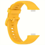 Sportlik silikoonrihm turvalise pandlaga Huawei Watch Fit 3 jaoks variant-102841, Gyvybingumas Geltona