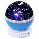 &Ouml;ine valgustuslamp [ 4 LED helmeid, 3 mudelivalgustit, USB juhtmega] Romantiline p&ouml;&ouml;rlev kosmose t&auml;httaeva kuuprojektor, p&ouml;&ouml;rlev &ouml;&ouml;projektor lapsele