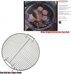 Grillimistarvikud, Roostevabast terasest asendusgrillrest valmistatud &uuml;mmargune grillrest