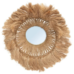 Peegel, Abaca Solomon, 0,85x0,85x0,2 m, looduslik