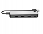 Usb-keskjaam ps5 jaoks - 3x usb-a, 1x usb-c, led flashfire ahub155 eemaldatav kaabel