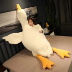 50-190 Cm Suur Valge Hani Pl&uuml;&uuml;sis M&auml;nguasi Hiiglaslik Pardinukk, Pehme T&auml;idisega Magav Hani_190cm_White