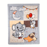 1tk, 83.82x106.68cm Beebi Tekikee Poisid T&uuml;drukud, K&otilde;ik Hooajad Pehme Elefant Pingviin Loom Allen&auml;p.