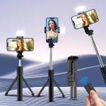 Statiiv Laiendatav Juhtmevaba Statiivi Telefon Hoidja V&auml;lguga, Selfiepulk, Universaalne Foto T&ouml;&ouml;riist Reisimiseks.