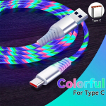 USB Type C Kiirlaadimise Kaabel, 5A USB-C Juhe Andmekaabel Samsung Xiaomi jaoks, &Scaron;vytintis įvairiaspalvis