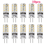 10tk/5tk G4 LED-pirn, Bi-Pin alus 360&deg; kiirte nurk 1.5W 12V halogeenpirn asendaja (soe valge 3000K/ naturaalne valge 4000K/ k&uuml;lm valge 7000K)., Natūrali balta 4000K