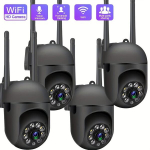 Videokaamera V&auml;rviline &Ouml;&ouml;vaatlusega Juhtmevaba 1080p HD Sise/V&auml;likaamera, 2-kohaline Audiokaamera, Pan/Tilt/Zoom WiFi Turvakaamera.