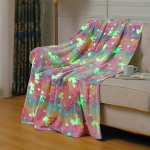 Vikerkaarev&auml;rviline &Uuml;kssarviku Pleed, Pehme Flanelltekstiil Kinketekiriplaaster., 150*200cm